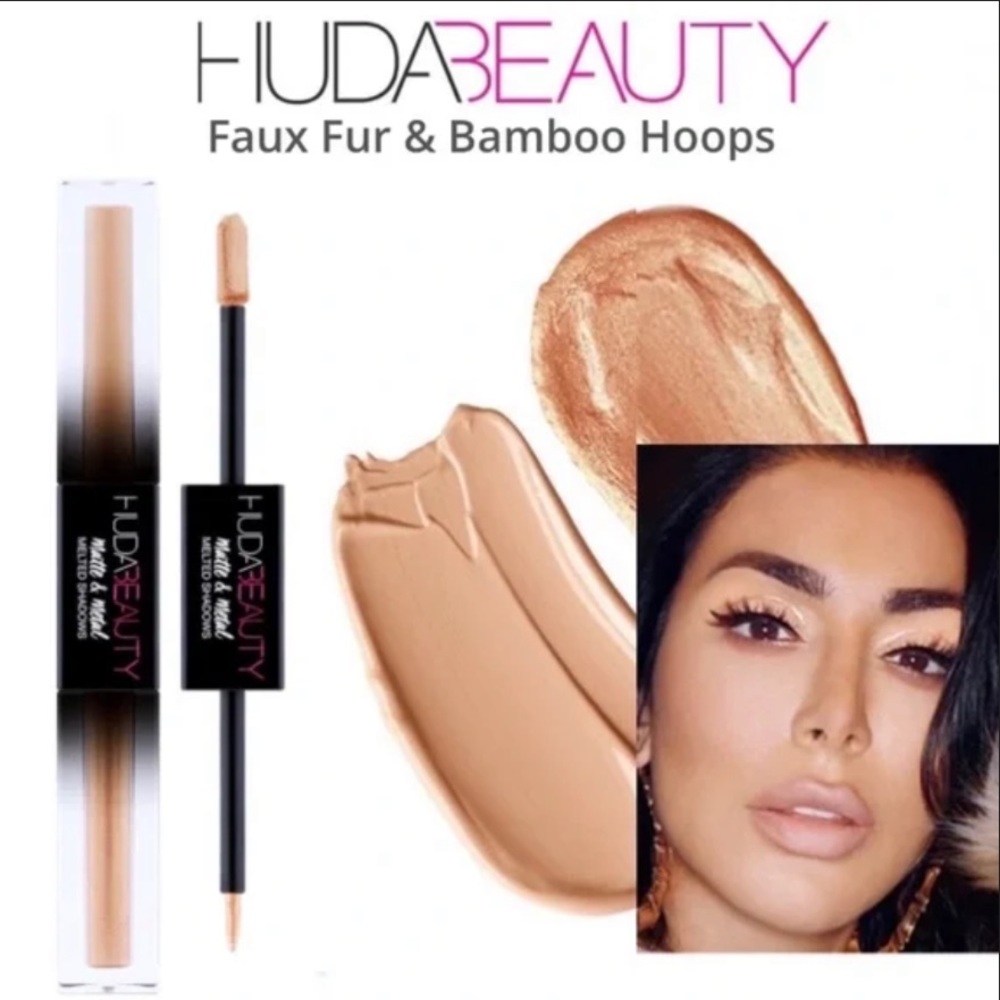 NWT HUDA BEAUTY Matte & Metal Bamboo & Faux Fur Eyeshadow